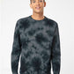 Independent Trading Co. PRM3500TD Unisex Midweight Tie-Dyed Crewneck Sweatshirt - Front view