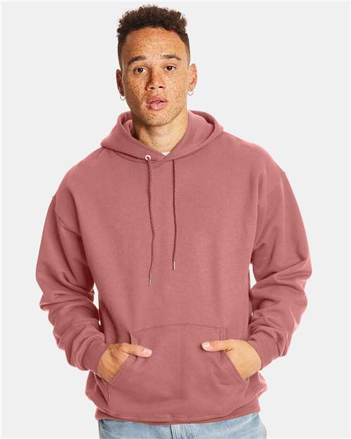 Hanes F170 Unisex Ultimate Cotton? Hooded Sweatshirt - Front view