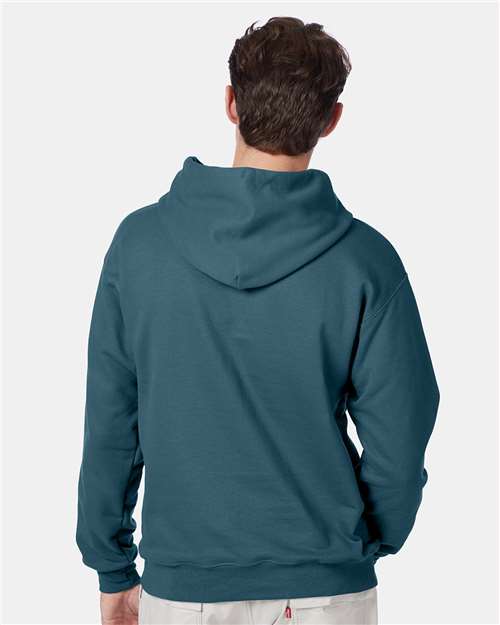 Hanes F170 Unisex Ultimate Cotton? Hooded Sweatshirt - Back view