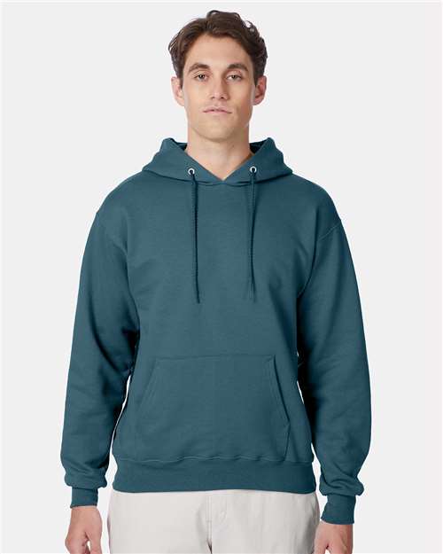 Hanes F170 Unisex Ultimate Cotton? Hooded Sweatshirt - Front view