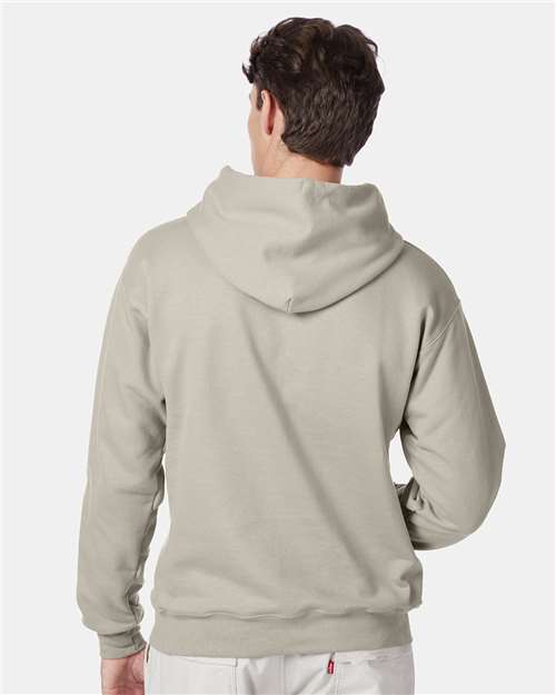 Hanes F170 Unisex Ultimate Cotton? Hooded Sweatshirt - Back view