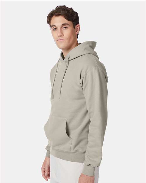 Hanes F170 Unisex Ultimate Cotton? Hooded Sweatshirt - Side view