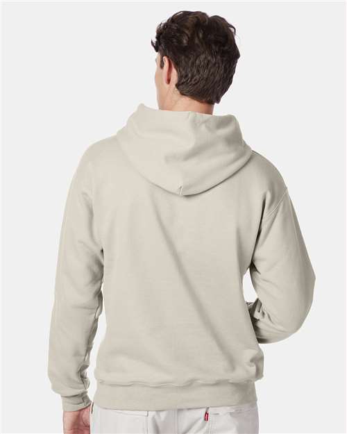 Hanes F170 Unisex Ultimate Cotton? Hooded Sweatshirt - Back view