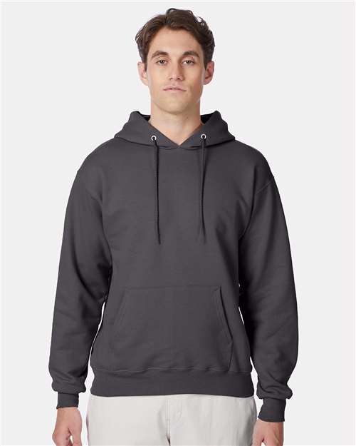 Hanes F170 Unisex Ultimate Cotton? Hooded Sweatshirt - Front view