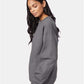 Hanes F260 Unisex Ultimate Cotton? Crewneck Sweatshirt - Side view