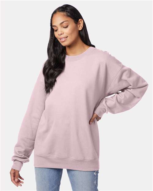 Hanes F260 Unisex Ultimate Cotton? Crewneck Sweatshirt - Front view