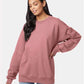 Hanes F260 Unisex Ultimate Cotton? Crewneck Sweatshirt - Front view