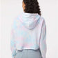 Independent Trading Co. AFX64CRP Women?s Lightweight Crop Hooded Sweatshirt - Back view
