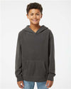 Independent Trading Co. PRM1500Y Youth Midweight Pigment-Dyed Hooded Sweatshirt - Front view