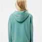 Independent Trading Co. PRM1500Y Youth Midweight Pigment-Dyed Hooded Sweatshirt - Back view