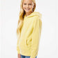Independent Trading Co. PRM1500Y Youth Midweight Pigment-Dyed Hooded Sweatshirt - Side view