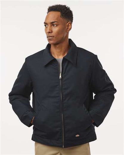 Dickies TJ55 Unisex Insulated Industrial Eisenhower Jacket - Front view