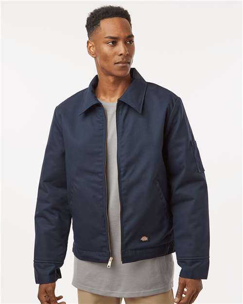Dickies TJ55 Unisex Insulated Industrial Eisenhower Jacket - Front view