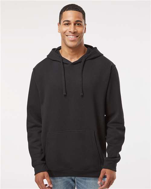 LAT 6926 Unisex Elevated Fleece Hoodie Sweatshirt - Front view