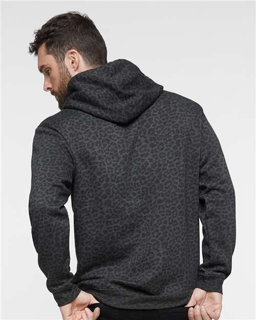 LAT 6926 Unisex Elevated Fleece Hoodie Sweatshirt - Back view