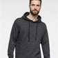 LAT 6926 Unisex Elevated Fleece Hoodie Sweatshirt - Front view