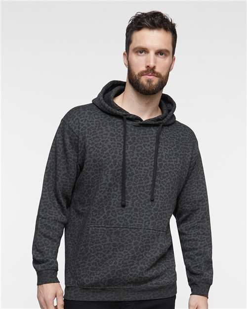 LAT 6926 Unisex Elevated Fleece Hoodie Sweatshirt - Front view