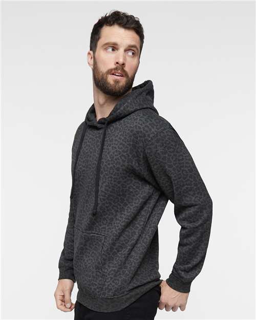 LAT 6926 Unisex Elevated Fleece Hoodie Sweatshirt - Side view