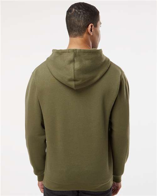 LAT 6926 Unisex Elevated Fleece Hoodie Sweatshirt - Back view