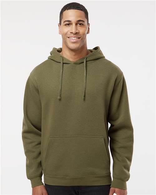 LAT 6926 Unisex Elevated Fleece Hoodie Sweatshirt - Front view