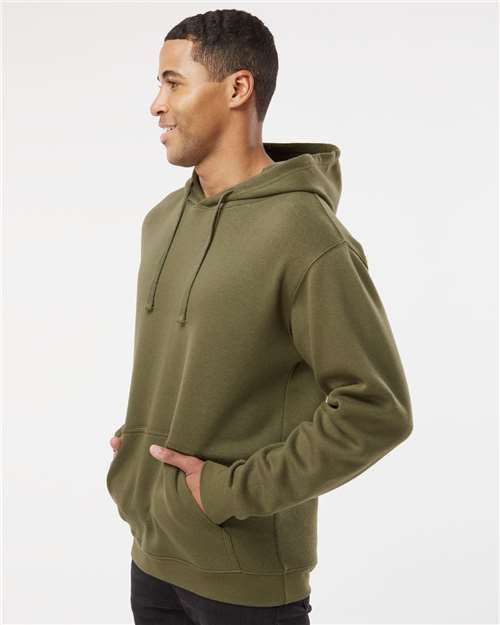 LAT 6926 Unisex Elevated Fleece Hoodie Sweatshirt - Side view