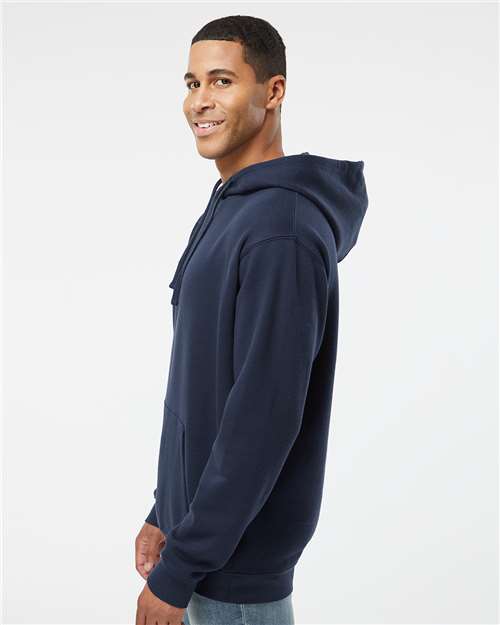 LAT 6926 Unisex Elevated Fleece Hoodie Sweatshirt - Side view