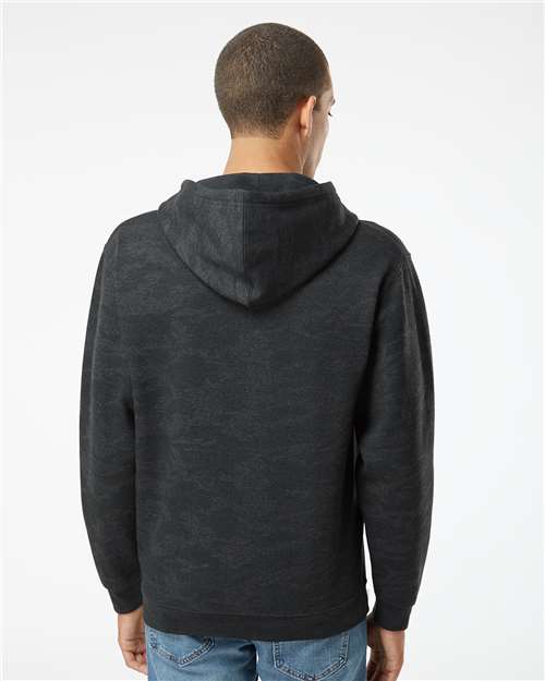 LAT 6926 Unisex Elevated Fleece Hoodie Sweatshirt - Back view