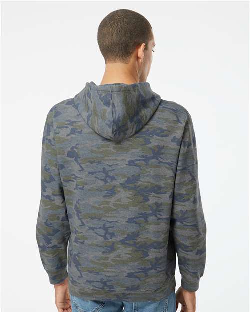 LAT 6926 Unisex Elevated Fleece Hoodie Sweatshirt - Back view
