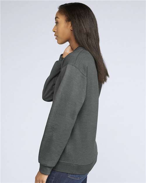 Gildan SF000 Unisex Softstyle? Midweight Crewneck Sweatshirt - Side view