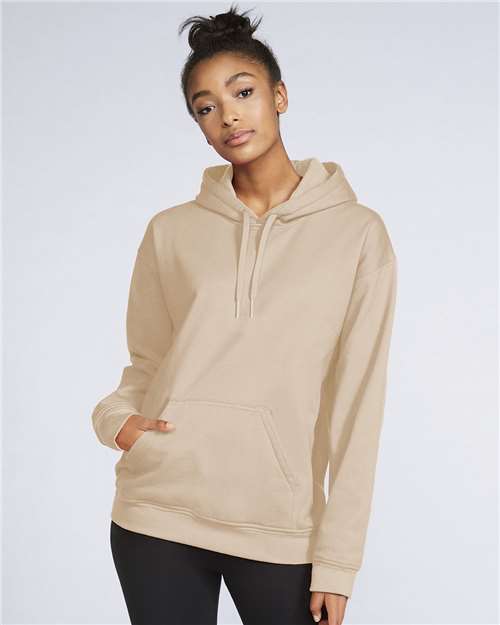 Gildan SF500 Unisex Softstyle? Midweight Hooded Sweatshirt - Front view