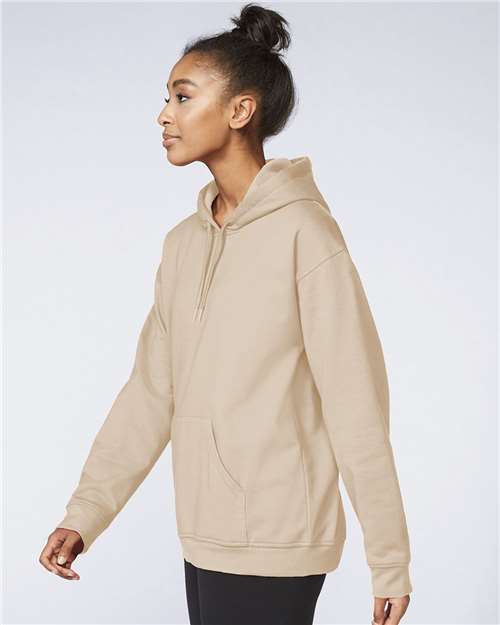 Gildan SF500 Unisex Softstyle? Midweight Hooded Sweatshirt - Side view