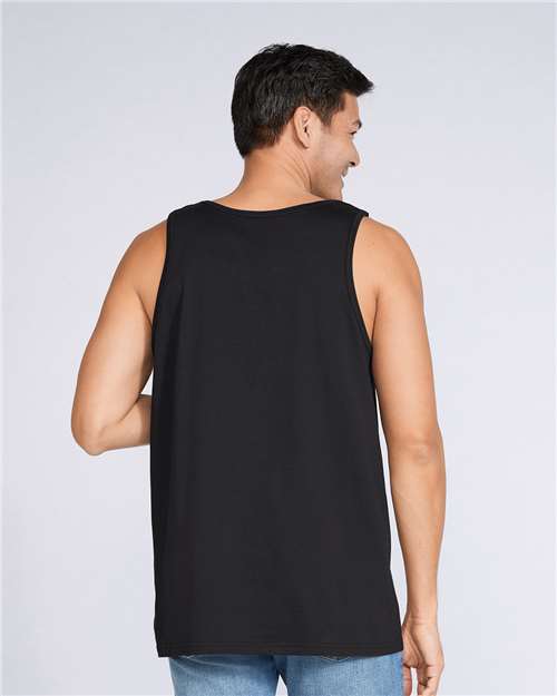 Gildan 64200 Unisex Softstyle? Tank Top - Back view