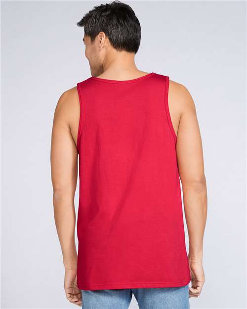 Gildan 64200 Unisex Softstyle? Tank Top - Back view