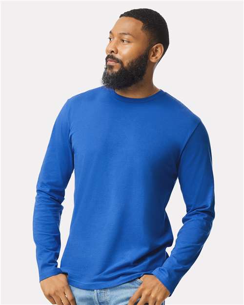 Gildan 64400 Unisex Softstyle? Long Sleeve T-Shirt - Front view
