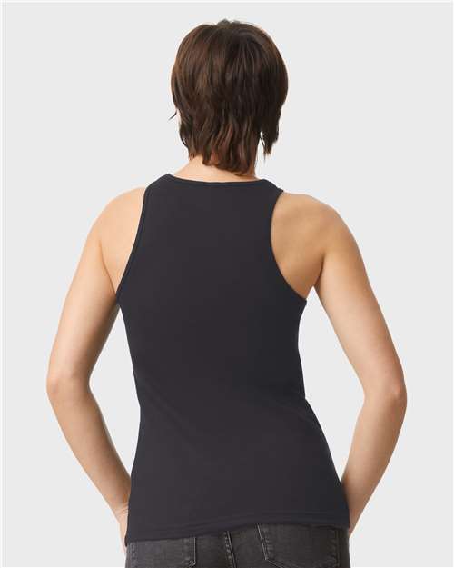 American Apparel 101CVC Women's CVC Racerback Tank - Back view