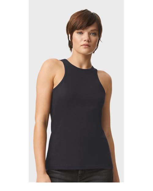 American Apparel 101CVC Women's CVC Racerback Tank - Front view