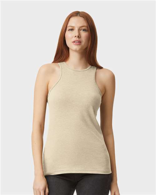 American Apparel 101CVC Women's CVC Racerback Tank - Front view