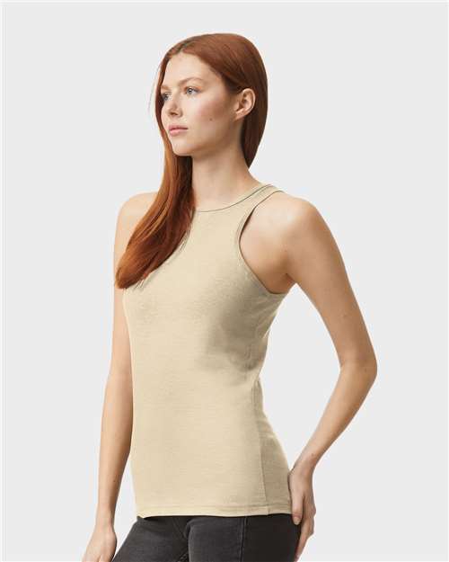 American Apparel 101CVC Women's CVC Racerback Tank - Side view