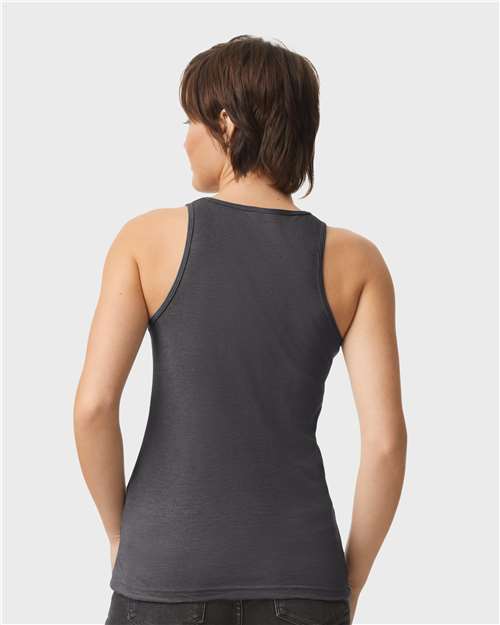 American Apparel 101CVC Women's CVC Racerback Tank - Back view