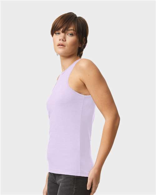 American Apparel 101CVC Women's CVC Racerback Tank - Side view