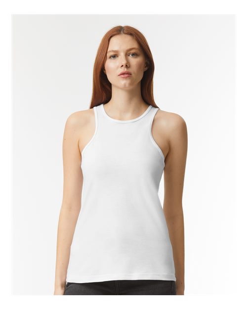 American Apparel 101CVC Women's CVC Racerback Tank - Front view