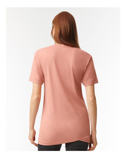American Apparel TR401 Unisex Triblend Track Tee - Back view