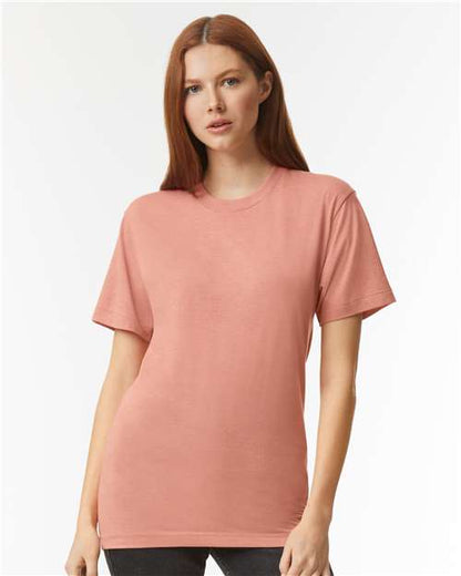 American Apparel TR401 Unisex Triblend Track Tee - Front view
