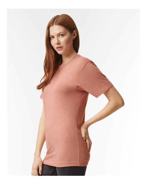 American Apparel TR401 Unisex Triblend Track Tee - Side view