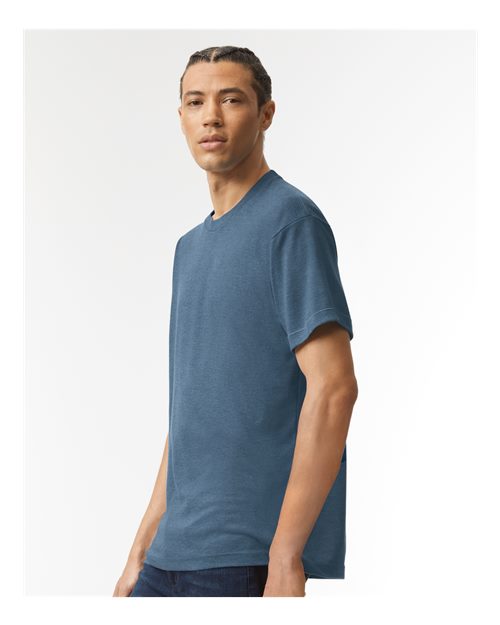 American Apparel TR401 Unisex Triblend Track Tee - Side view