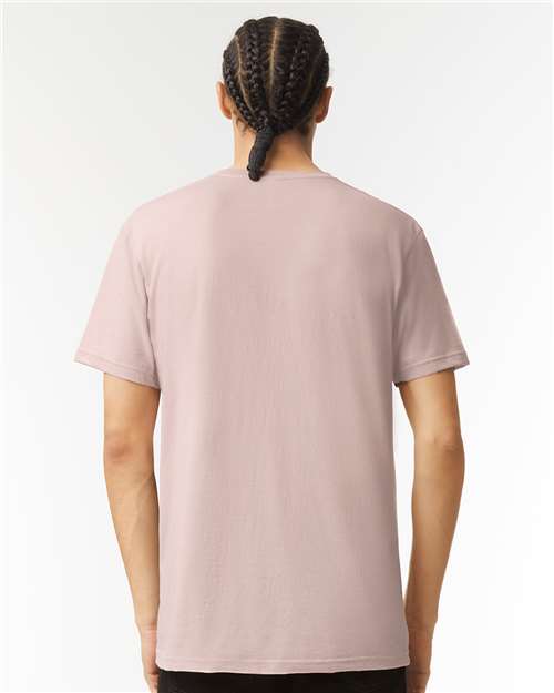 American Apparel 2006CVC Unisex CVC V-Neck Tee - Back view