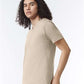 American Apparel 2006CVC Unisex CVC V-Neck Tee - Side view