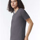 American Apparel 2006CVC Unisex CVC V-Neck Tee - Side view