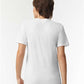 American Apparel 2006CVC Unisex CVC V-Neck Tee - Back view