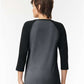 American Apparel 2003CVC Unisex CVC Raglan Tee - Back view